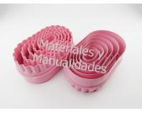 Molde cortador de óvalo ovalado Para Brownie utensilio cocina